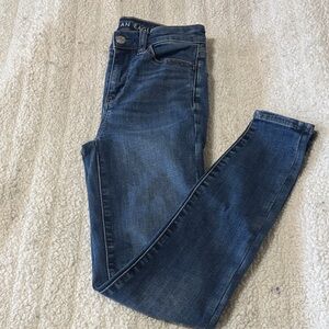 American Eagle Outfitters Dark Blue Skinny Jeans